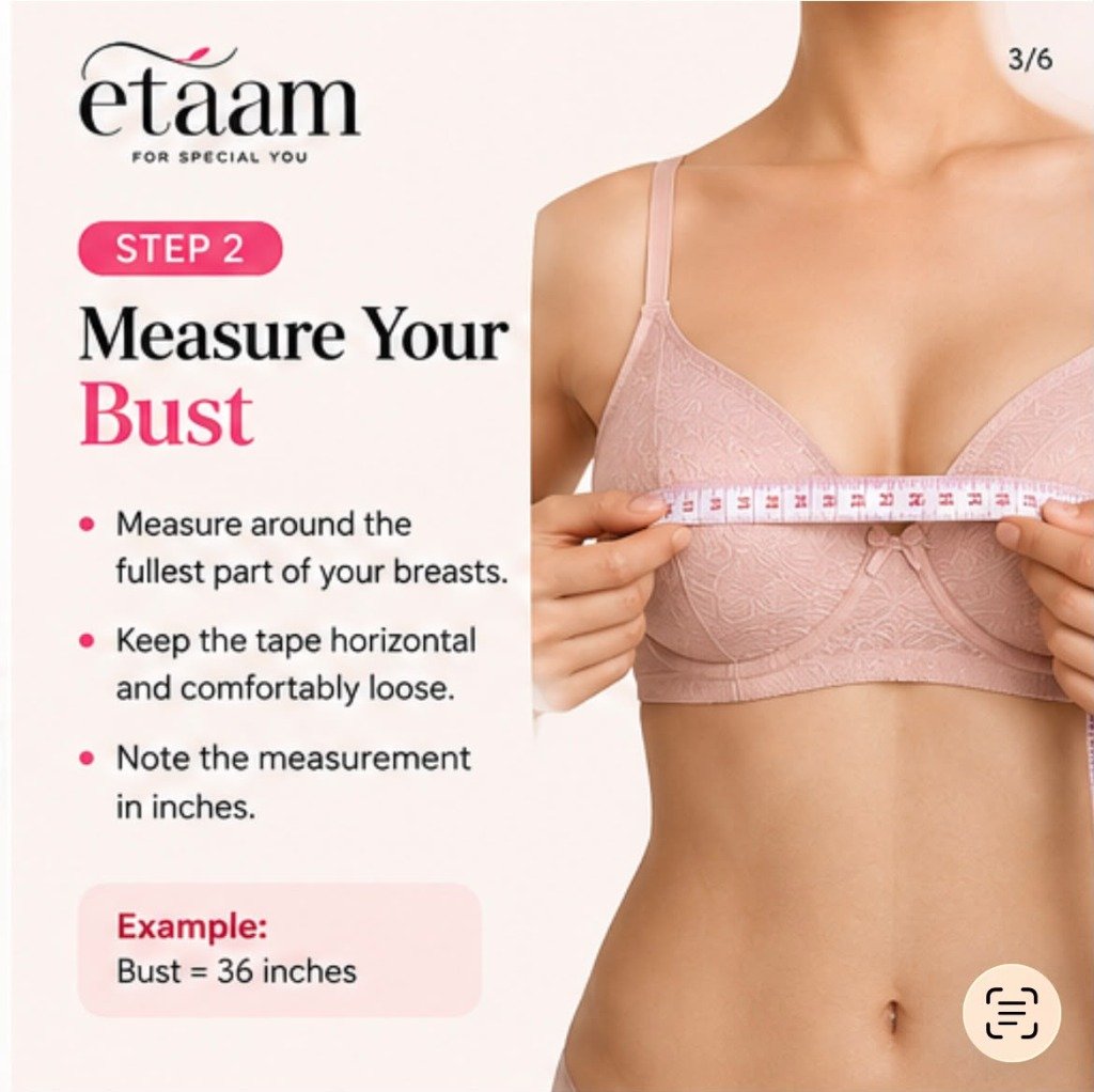 Step 2: Measure Fullest Bust with tape